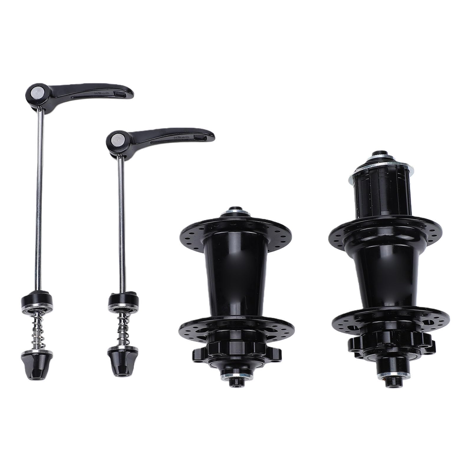 Keenso Piasta Rowerowa Piasta do Roweru Górskiego ze Stopu Aluminium 32H 6 Zapadek 54T 120 kliknięć z Hamulcem Tarczowym z Szybkozamykaczami dla Rowerzystów HG od 8 do 12 Prędkości