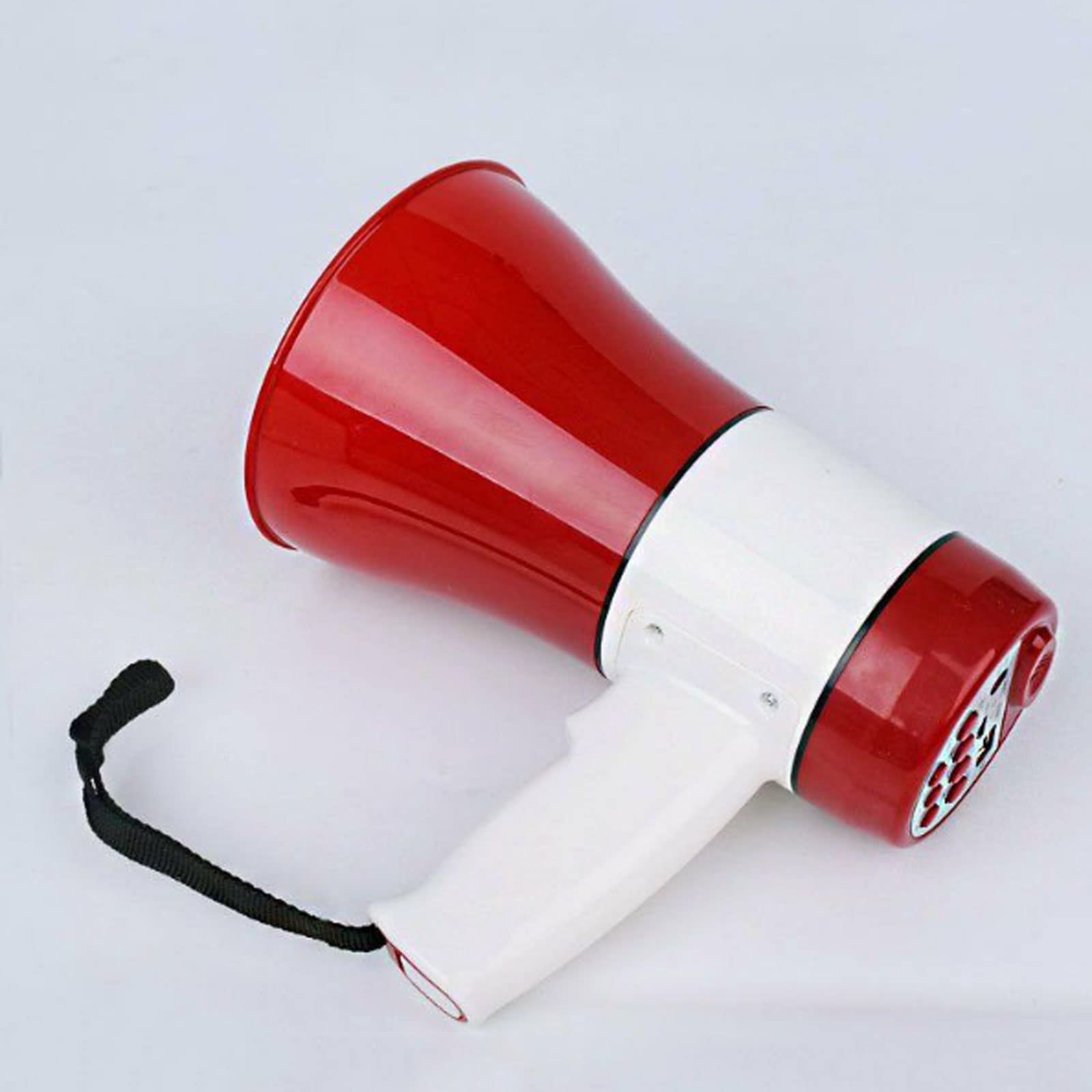 ppARK Megafon Tragbarer Megaphon-Lautsprecher Handlautsprecher 5W Bullhorn Faltbares Griff-Bullhorn mit Lautstärkeregler für alle Outdoor-Sportarten TröTe