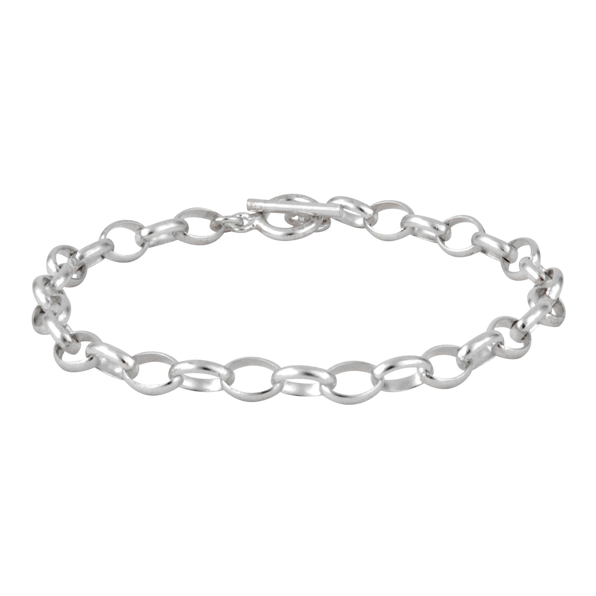 Silverly Bracciale A Catena Larga In Argento 925 – Maglie Circolari Intrecciate – 22 Cm, Larghezza 18 Mm – Confezione Regalo - 2