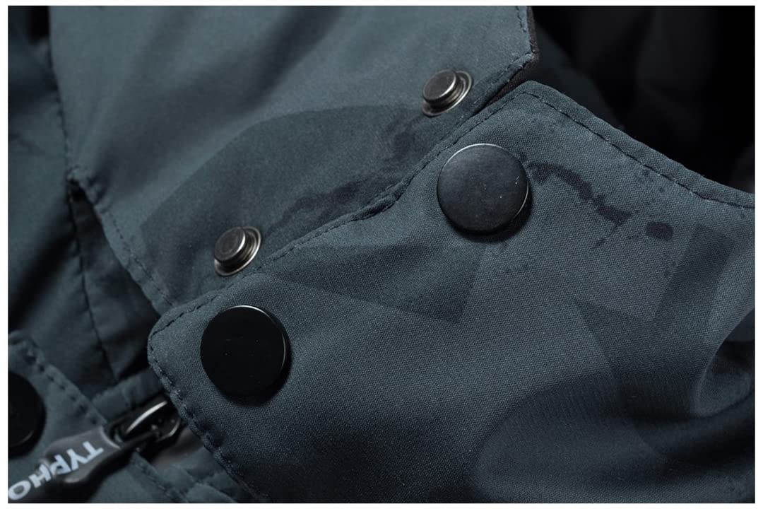 Mokkpeq Parka Larga con Capucha para Hombre
