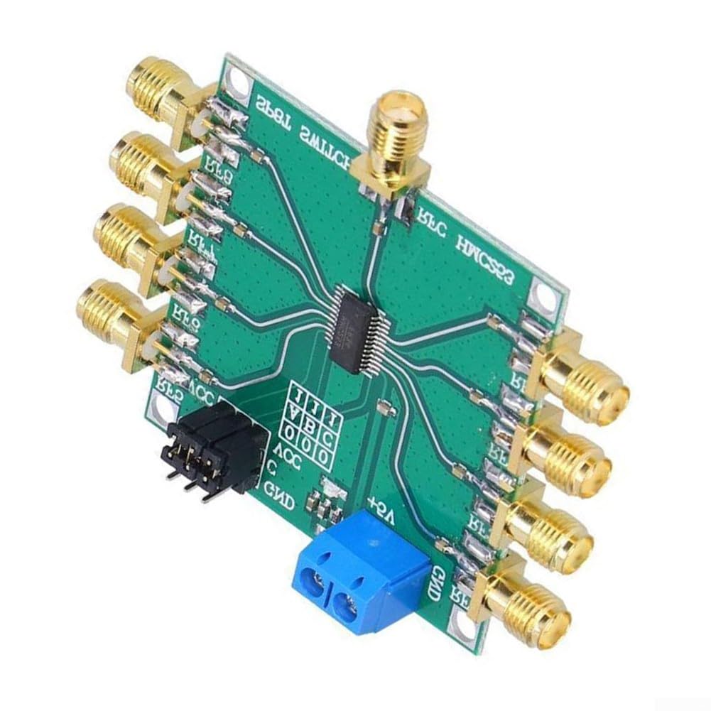 Multifunktions-HF-Schaltermodul HMC253 SP8T mit integriertem 3 6 Decoder für TTL CMOS-Steuerung DC auf 2 5 GHz für SMA-Stecker 3 V auf 5 V Netzteil