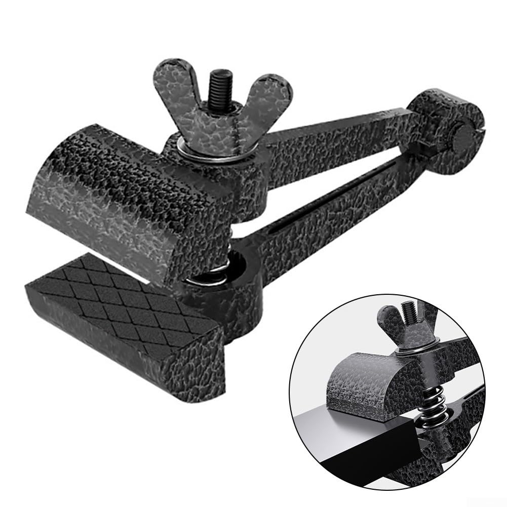 Morsa portatile regolabile 50 mm con scanalature antiscivolo per lavorazione piccoli componenti