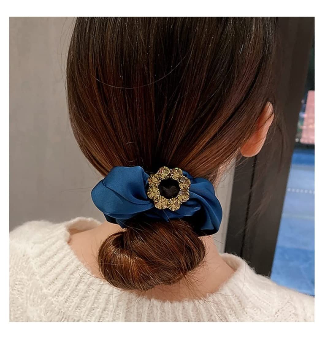 Feste Elastici Capelli Elastici Per Capelli In Raso Corde Per Per Cavallo Per Donne E Ragazze Decorazione