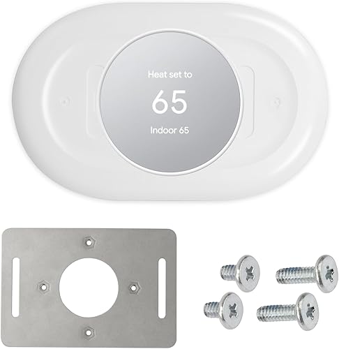 Nest Smart Home - Kit de accesorios de termostato para el hogar, compatible con termostato Google Nest 2020, molduras WiFi programables, paquete de