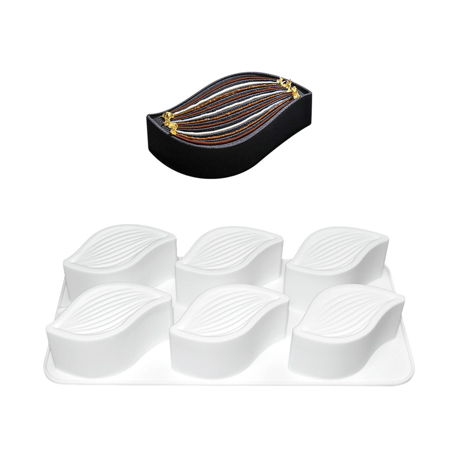 Kalttoy Multicolor Shape Silicone Molds Making Mousses Cake Molds Decorating Baking Tool For Making Chocolate Fondant Dessert Mousses Cake Mold Kitchen Baking Supplies