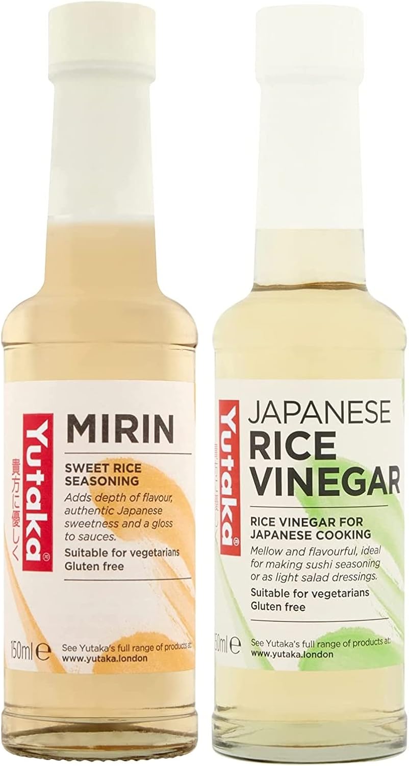 Yutaka Mirin & Rice Vinegar Gluten Free Vegetarian 150ml (2 packs