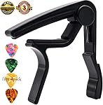 Capo Guitar Capo 2 Pack Capo Black kapo Clamp Acoustic Electric Guitar Capo Bass Ukulele Capo