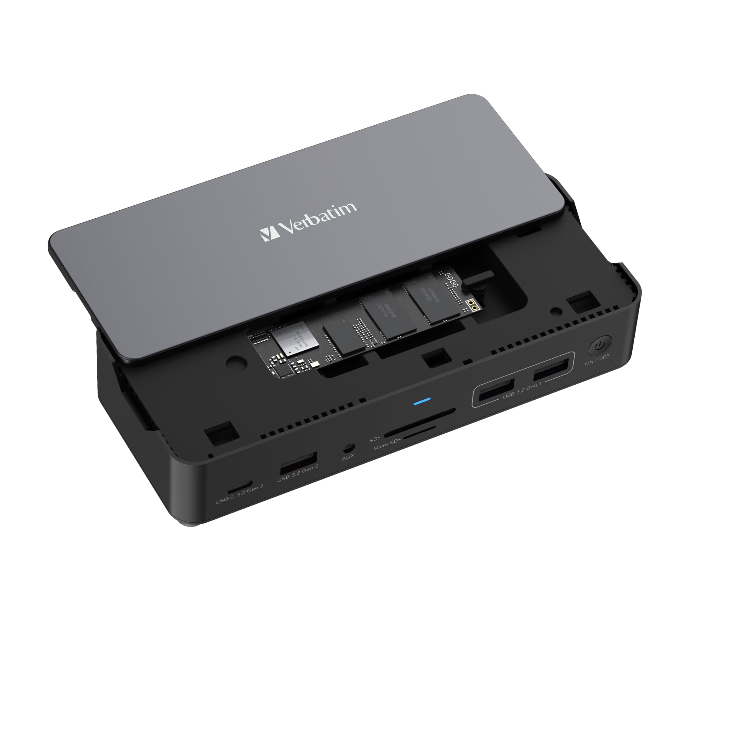 Verbatim USB C Pro Docking Station Scheda di Connettività Amplificata - Dettaglio