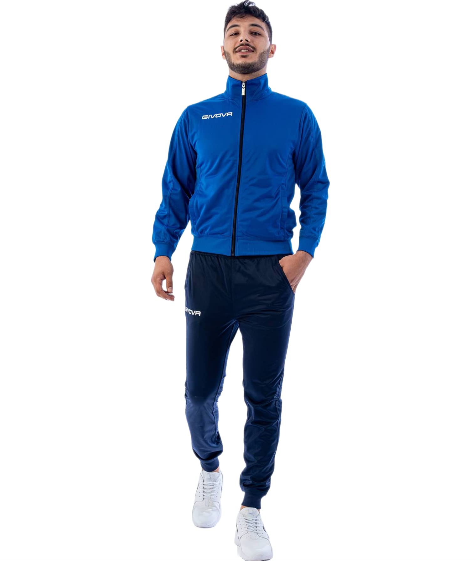 Givova TURIN TRIACETATO JUMPSUIT BLUE/BLUE