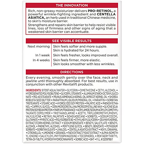 L'Oreal Paris RevitaLift Anti Wrinkle + Firming Facial Night Cream