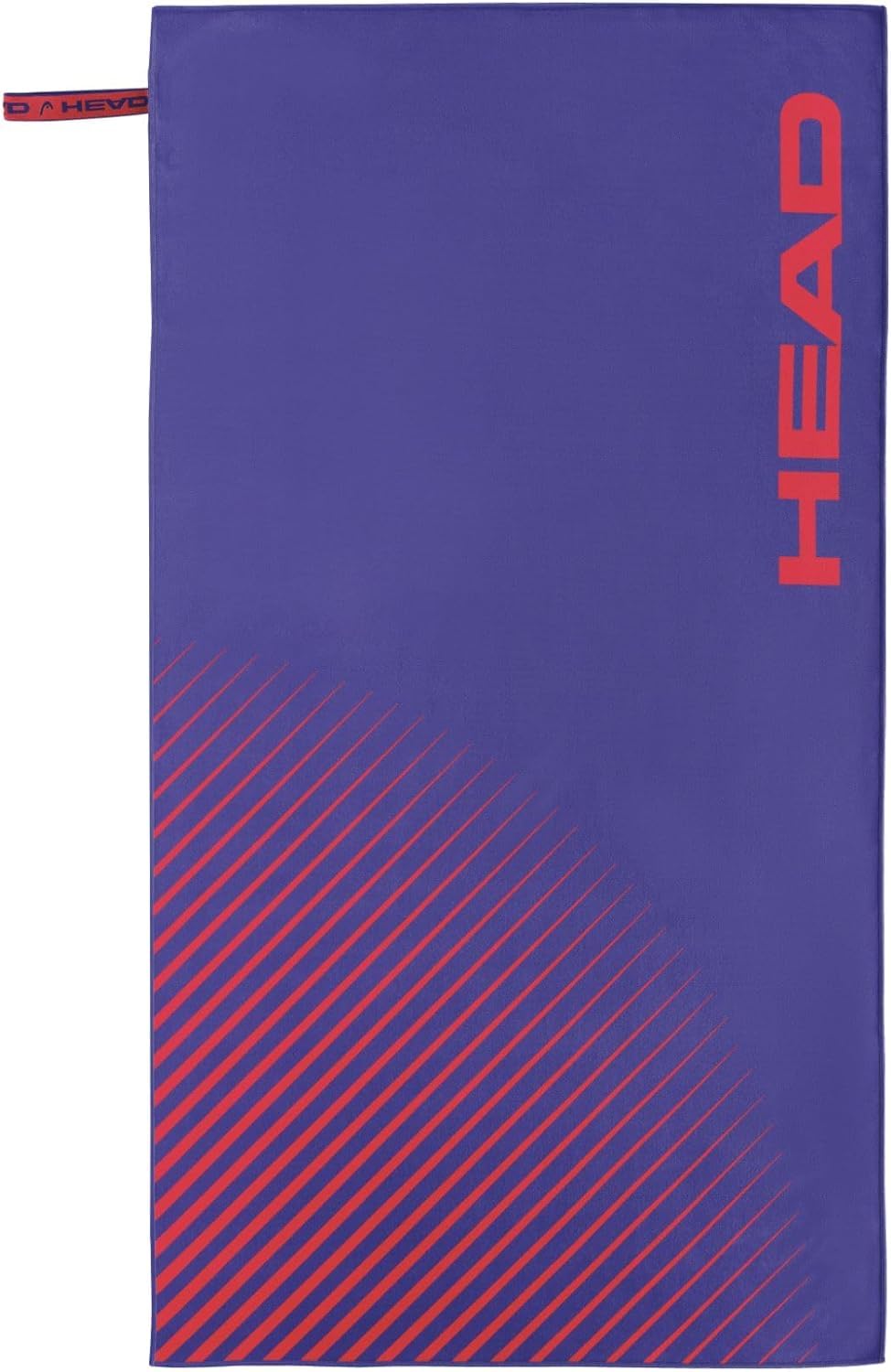 HEAD Active Stripes - Toalla Microfibra con Elástico, Toalla Baño Ideal como Toalla Gimnasio Hombre/Mujer 40x60 Suave Ligera Secado Rápido, Toallas Baño Absorbente Ahora Espacio, Toallas Lavabo y Gym