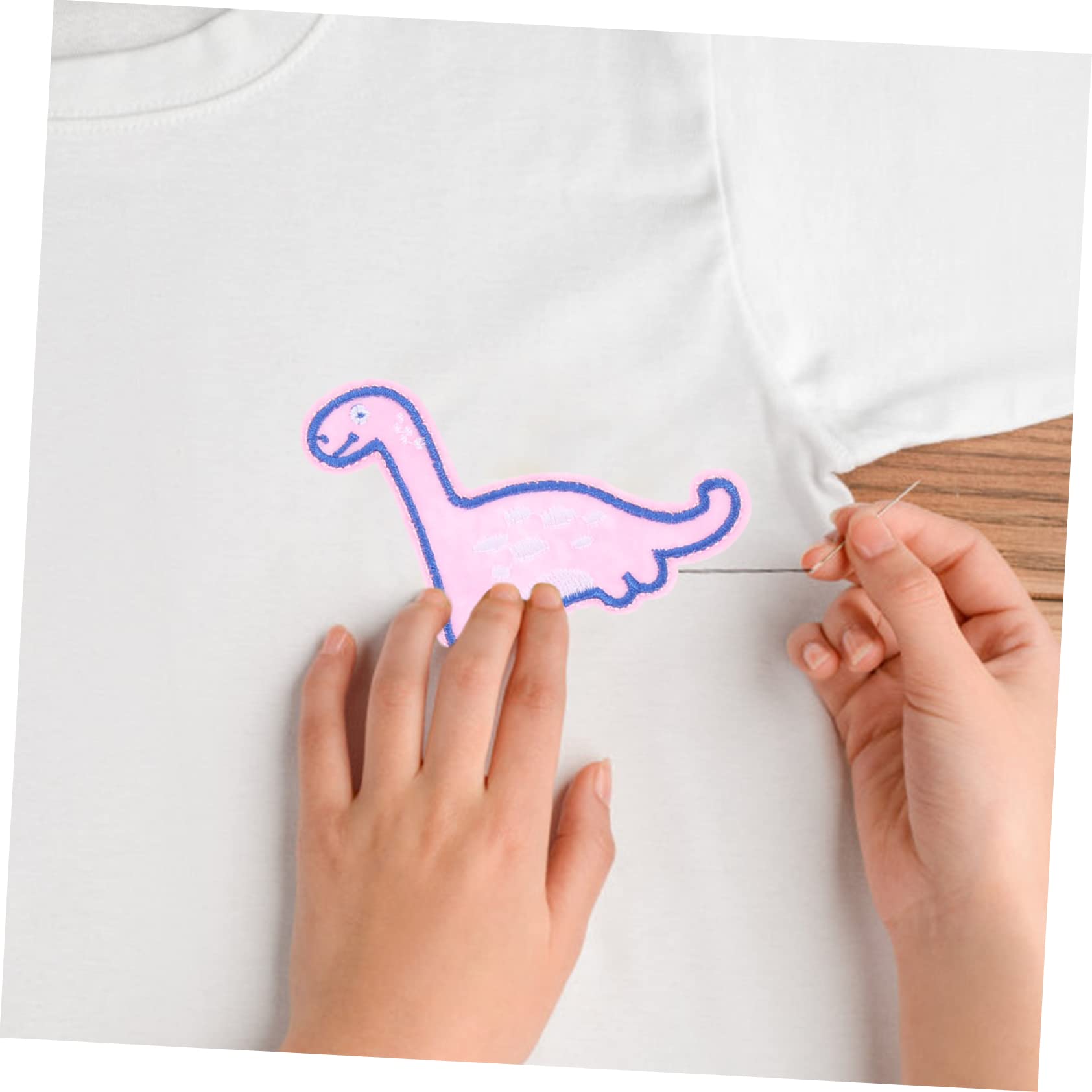VILLCASE 4stücke Cartoon Dinosaur Patches Bügelflicken Für Kinderbekleidung Rucksäcke Hüte Und Jeans Zum Reparieren Und Dekorieren