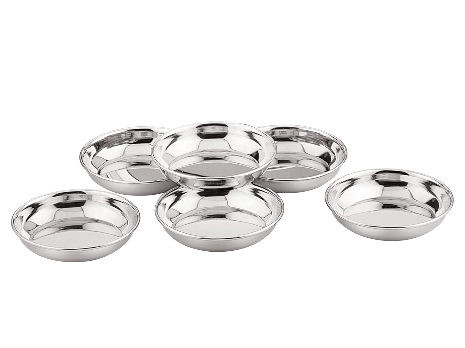 Neelam Stainless Steel 7, 22 Gauge, Prem Small Halwa Plate, 14 cm, Set of 12, Snacks Plate, Dessert Plates, Multipurpose Plate for Kitchen, Side Dish, Quarter Plates, Round Shape Silver Neelam Stainless Steel 7, 22 Gauge, Prem Small Halwa Plate, 14 cm, Set of 12, Snacks Plate, Dessert Plates, Multipurpose Plate for Kitchen, Side Dish, Quarter Plates, Round Shape Silver