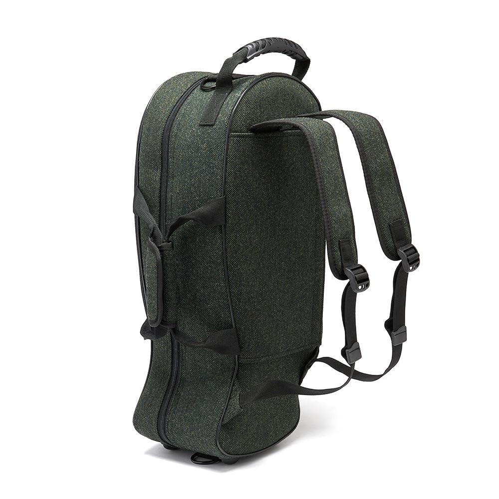 Beaumont „Racing Tweed“ Trompetenkoffer Tasche für die meisten BB Trompete Lightcase Softcase Gigbag Instrumenten-Tragekoffer Umhängetasche Rucksack-Trageriemen wasserfest Geschenkidee