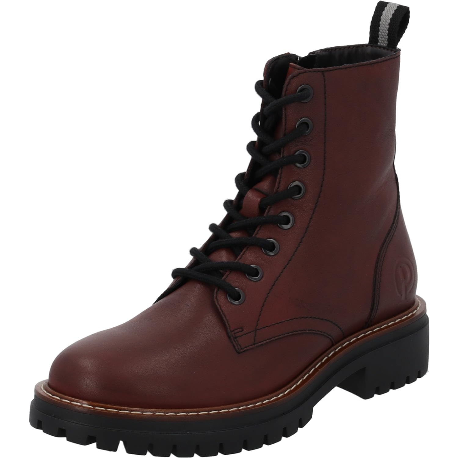 Palado Damen Stiefeletten Mileans - elegante Boots aus Rindsleder - leicht gefütterte Schnürstiefel - bequeme Ankle-Boots