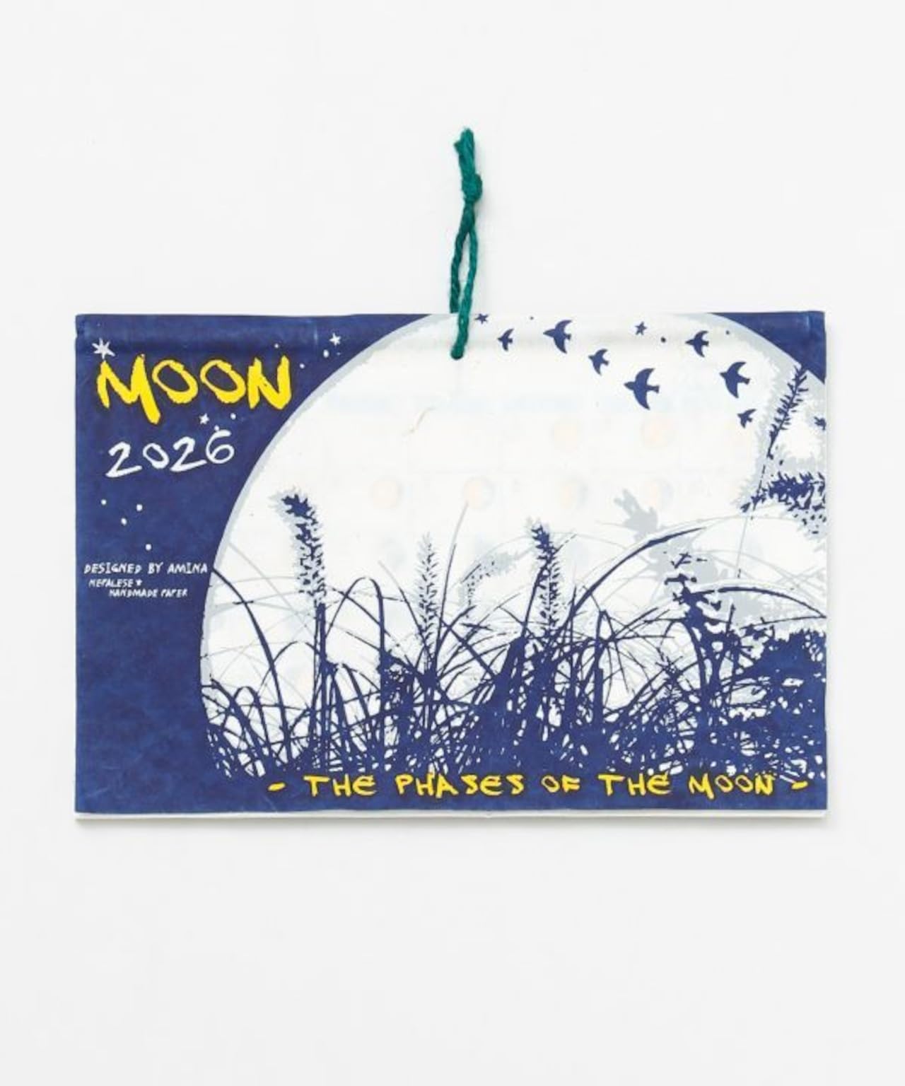 Amazon | カレンダー 2026年 壁掛け ムーンカレンダー 月の満ち欠け