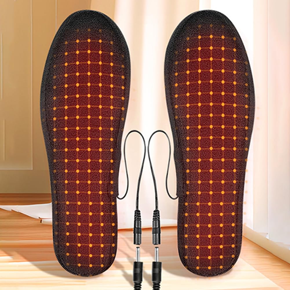 Plantillas de Zapatos con calefacción USB para el Calor del Invierno - Calefacción eléctrica para Hombres y Mujeres Plantillas calefactoras