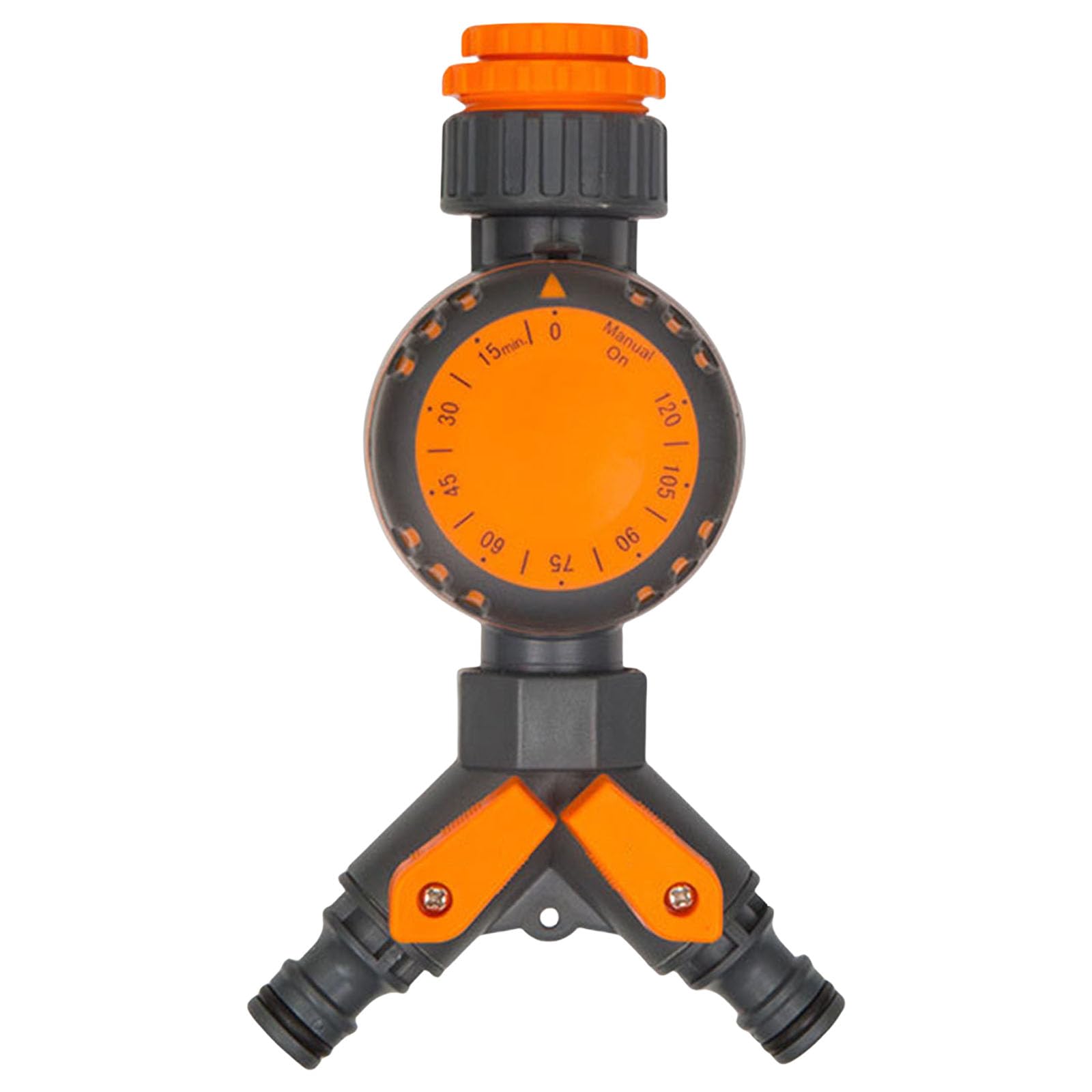Carotoe Double Pass Connecto Mechanical Irrigation Timer For Plant Watering Up To 120 Min Faucet Timer Garden Irrigation
