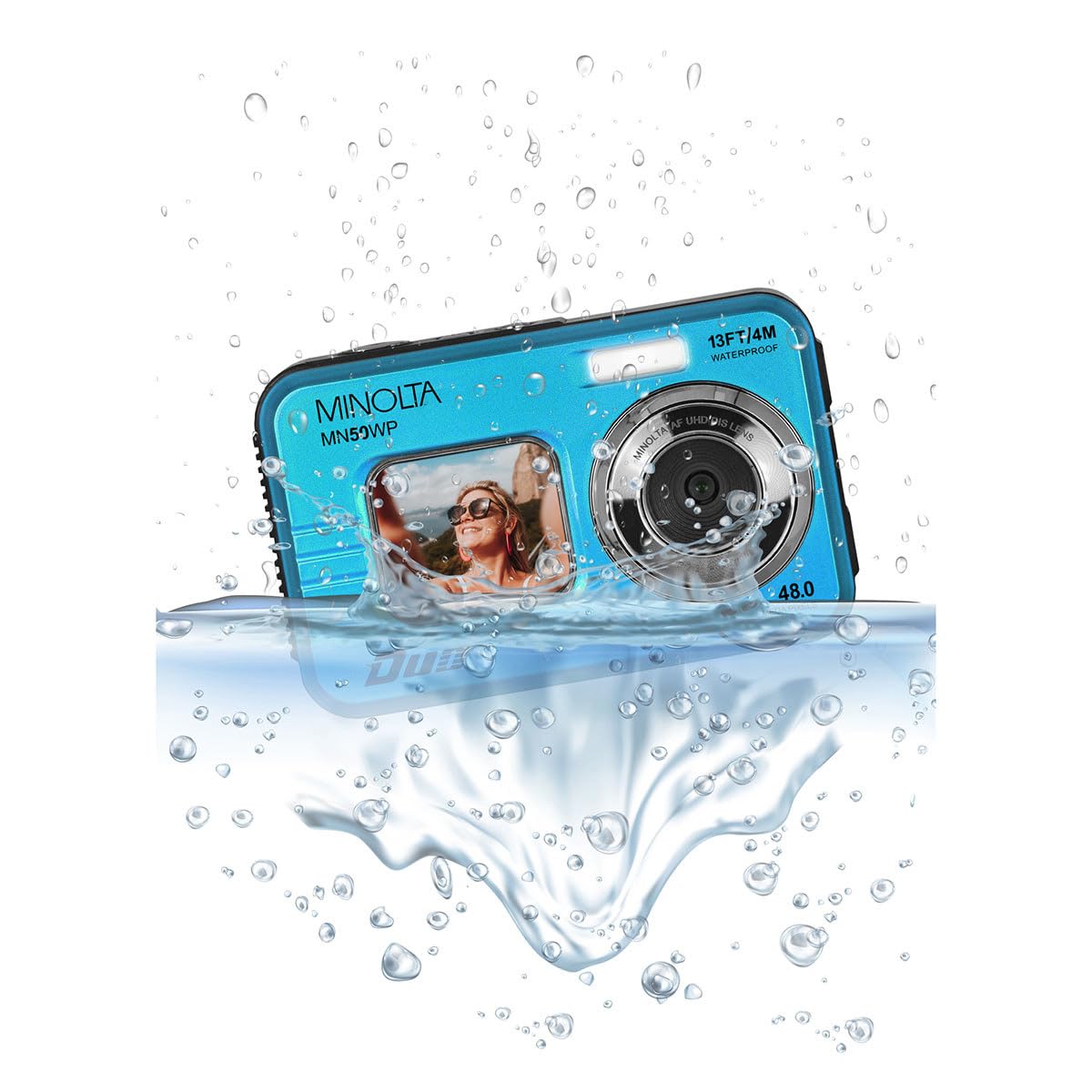 Amazon.com : Minolta 48MP Underwater Digital Camera – 5K Ultra HD