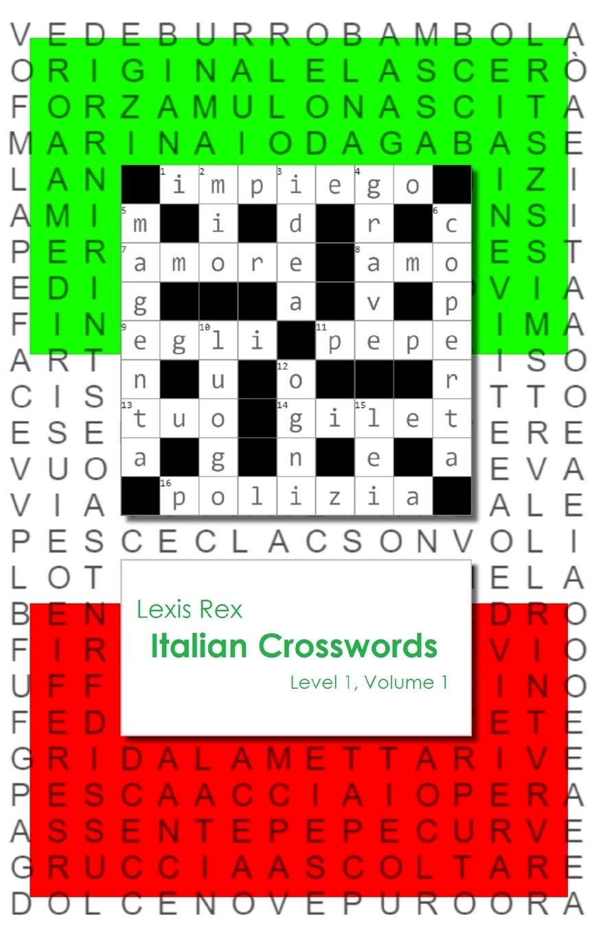 Italian Crosswords: Level 1: Volume 1