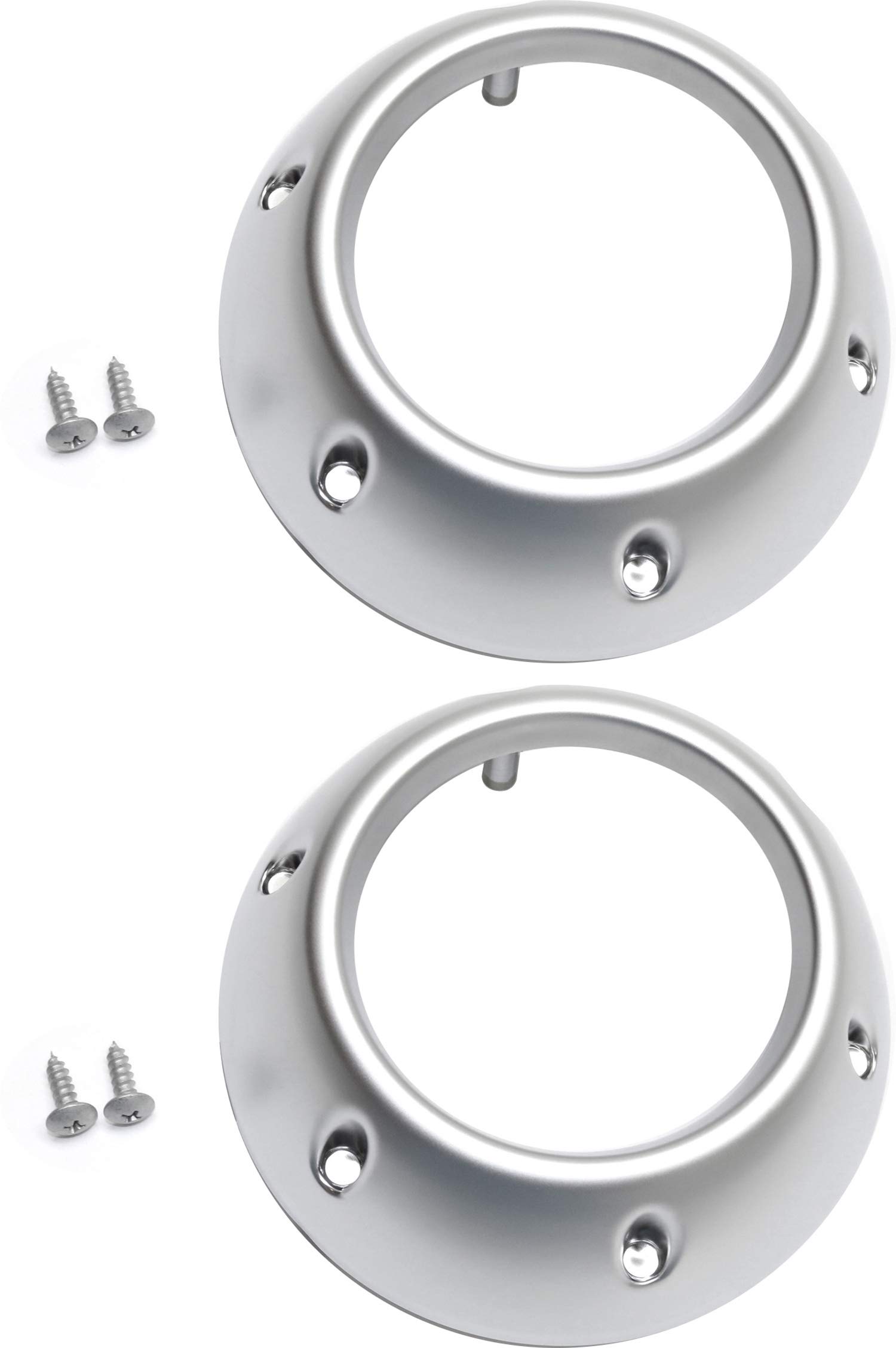 Garage-Pro Fog Light Trim Set of 2 Compatible with 2006-2008 Mitsubishi Eclipse Primed Front, Driver and Passenger Side