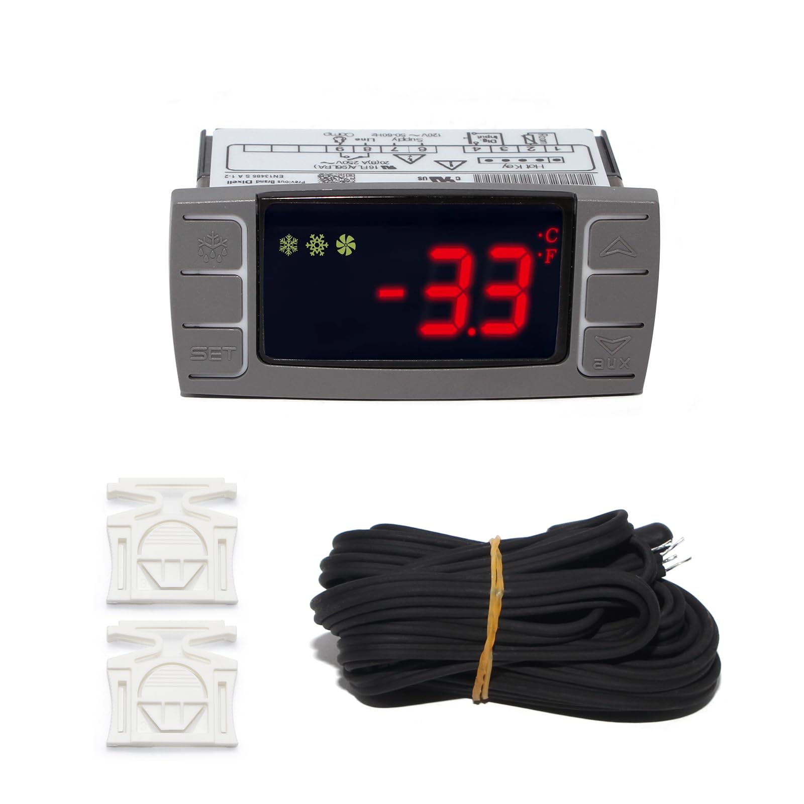 Contrôleur de température XR02CX-4N1F1 thermostat numérique réfrigérateur commercial 120V
