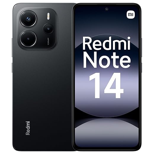 Smartphone Xiaomi Redmi Note 14 Midnight Black (Preto) 6GB RAM 128GB ROM