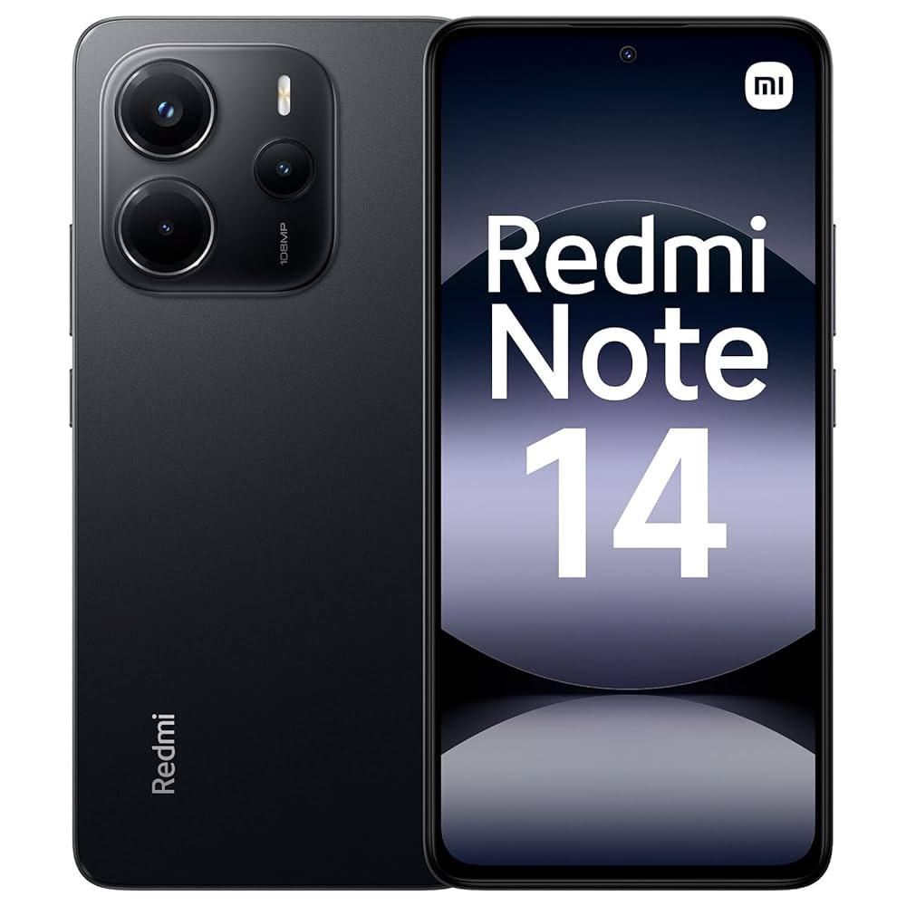 Smartphone Xiaomi Redmi Note 14 Midnight Black (Preto) 6GB
