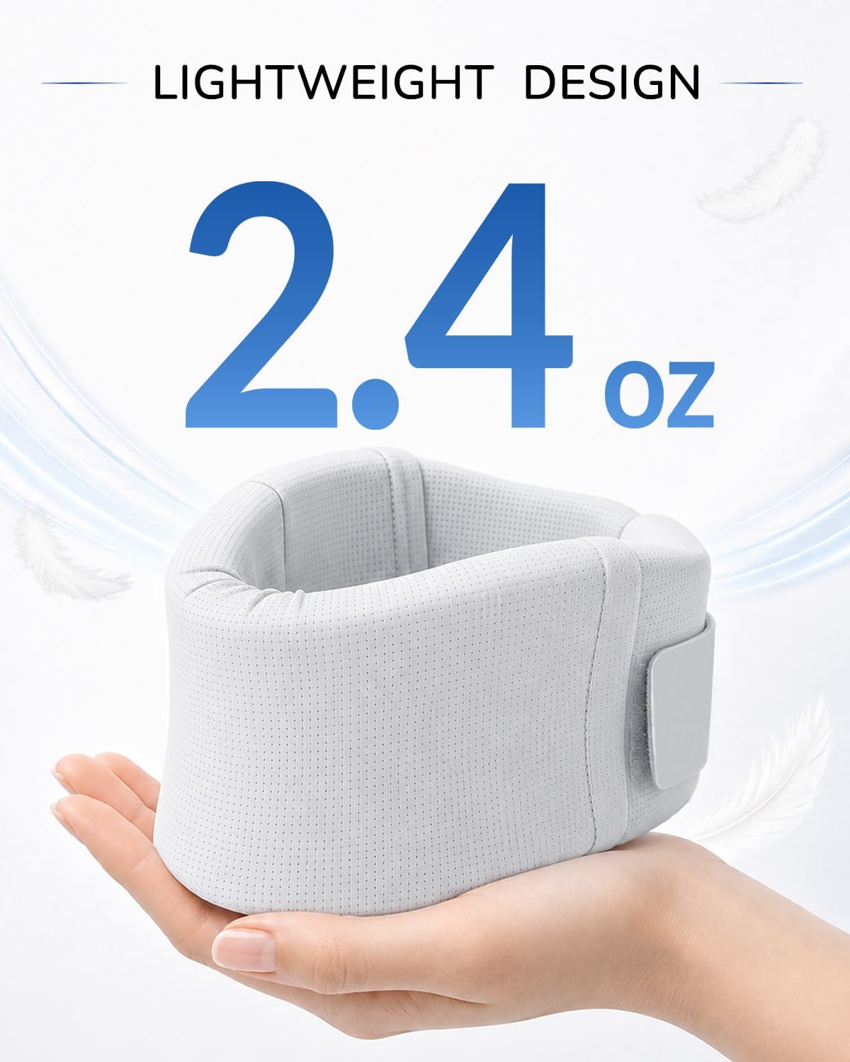 Ice Silk Neck Brace, Soft Cervical Collar for Neck Pain and Support