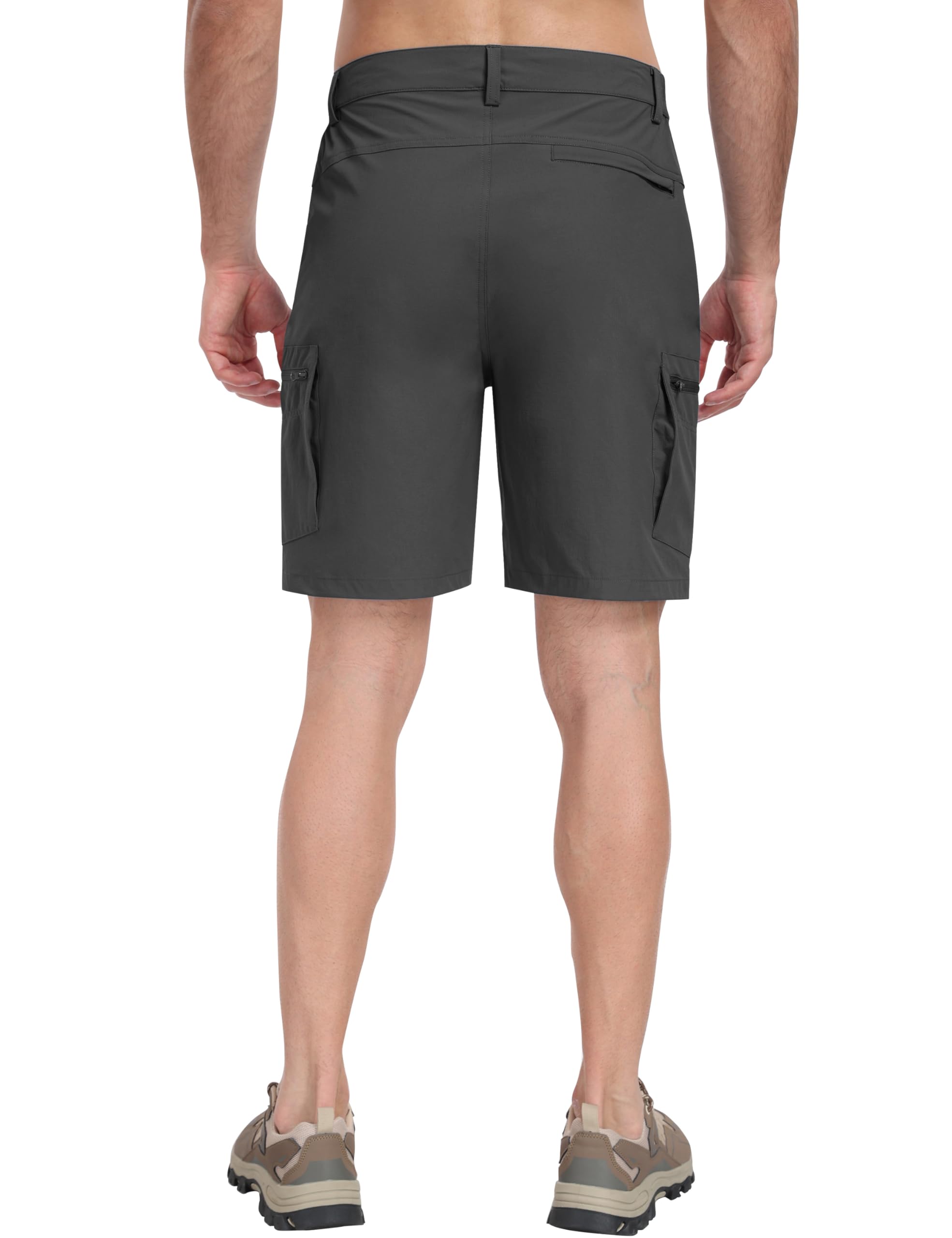 MoFiz Pantalones Cortos Cargo Hombre Pantalones Cortos de Senderismo Pantalones Cortos de Golf Deportivos Bermudas Ligero Secado rápido Exterior Pantalones Cortos con 5 Bolsillos