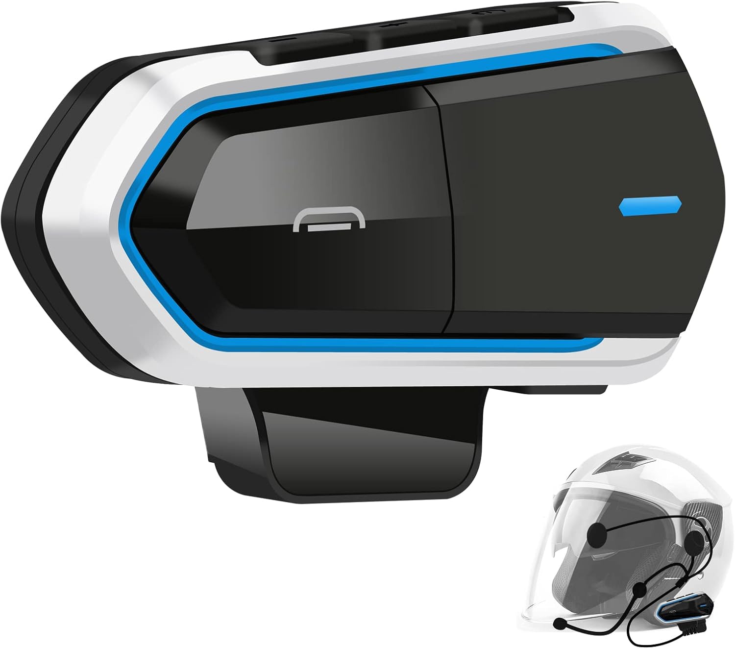 22改良型 Type C 分離式 薄型 ヘルメット スピーカー 本物保証 Bluetooth 5 0 バイク イヤホン マイク インカム Hi Fi音質 技適認証取得済 大口径スピーカー 音声コントロール 通話 オートバイ ハンズフリー 防水 マイク付き 音楽 パワフルなミッドベース Dsp搭載