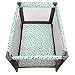 Cosco Funsport Compact Portable Playard, Lightweight, Easy Set up, Foldable Baby Playpen with Carry Bag, Elephant Squares