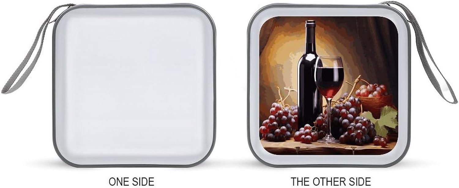 Grape Wine CD Case CD Storage Box DVD Sleeves