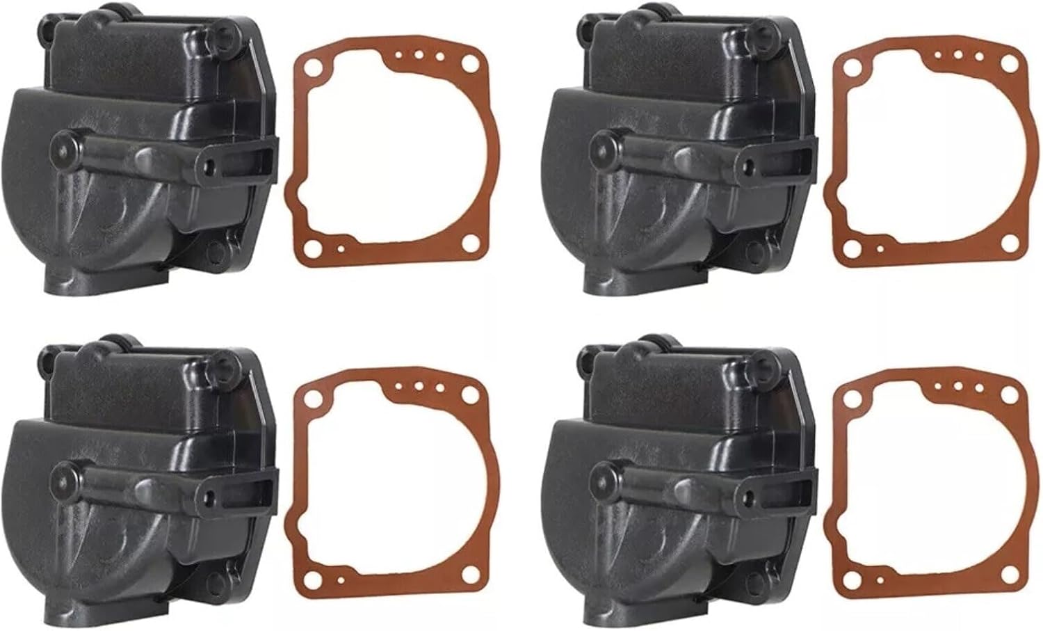 4X 60° Carburetor Float Chamber Carb Bowls for Johnson 90-175hp W Gasket