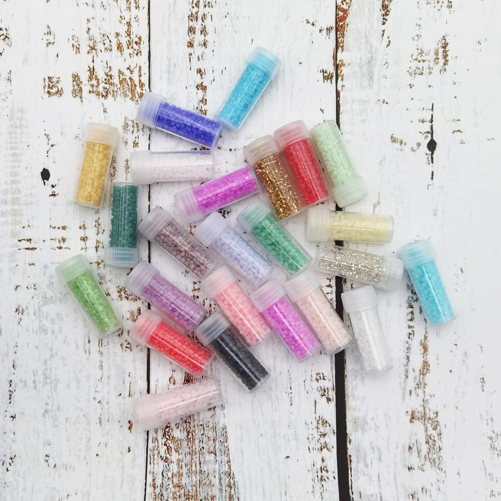INSPIRELLE Size Almost Uniform 120 Gram 12/0 (2mm) Glass Round Seed Beads for Craft Jewelry Making, 24 HMT - Image 5