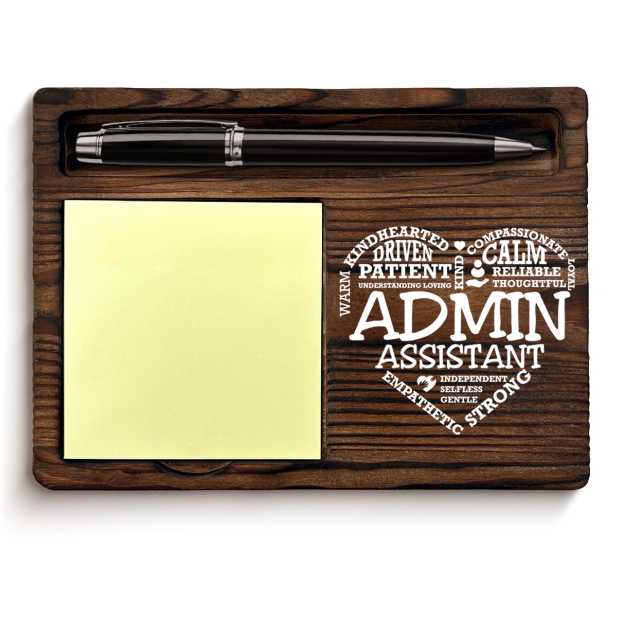 Admin Assistant Sticky Note Holder Appreciation Gifts for Secretary Administrative Assistant Self-Stick Note Pad Holders Office Decor, Administrative Professional Day Gifts