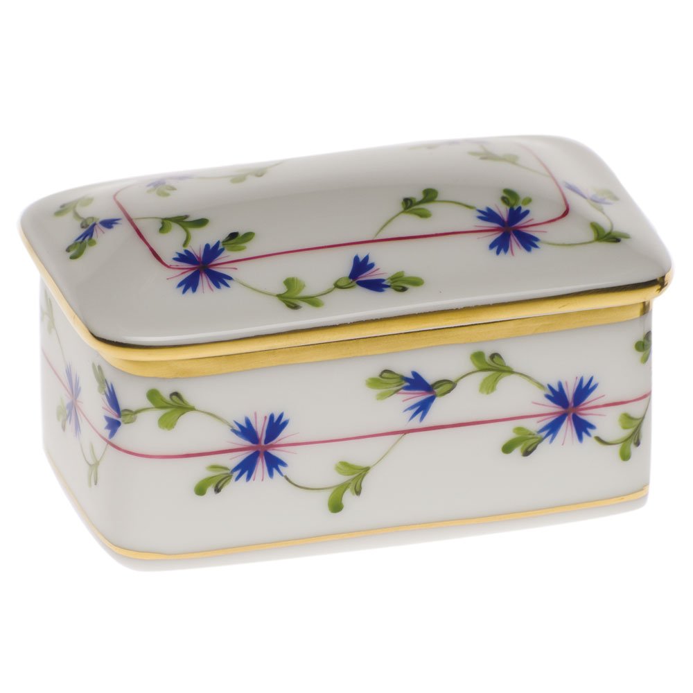 GMIO19C○HEREND / ヘレンド ブルーガーランドアクセサリーボックス