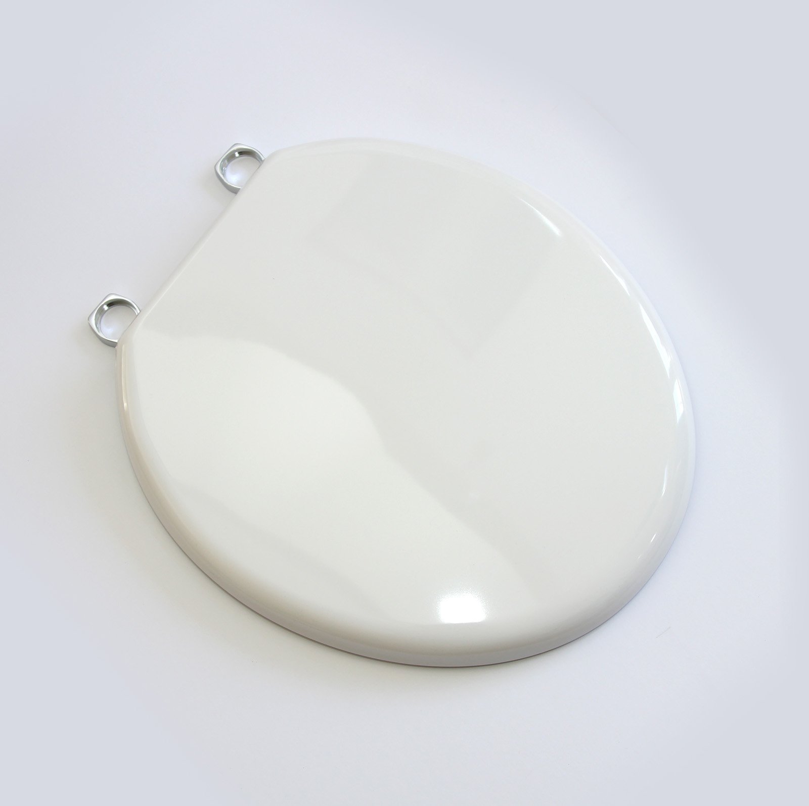 ARMITAGE SHANKS Genuine S406001 Bakasan toilet seat and cover with stainless steel rod and chrome plated pillar hinges