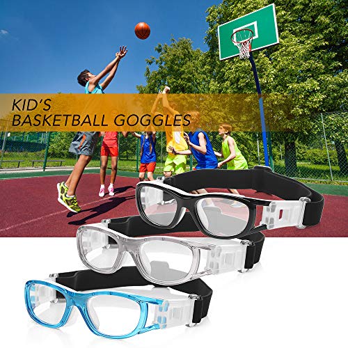 KKmoon Óculos de basquete infantil Óculos de proteção Óculos de futebol Futebol Proteção ocular Ócul
