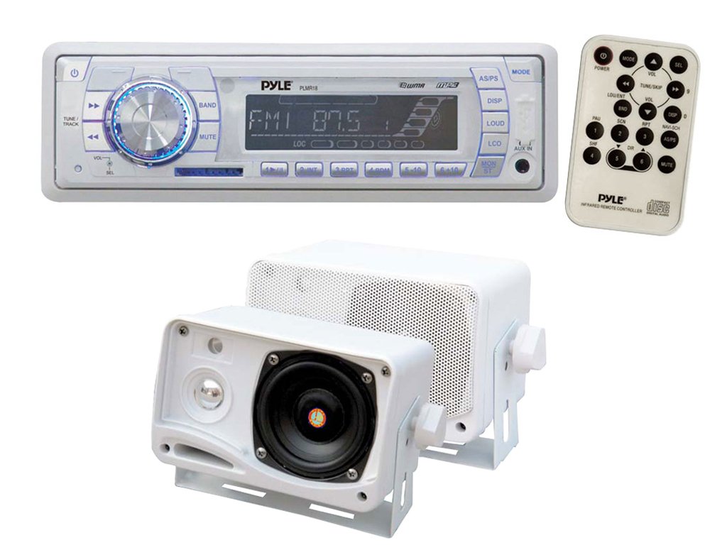 PYLE PLMR18 AM/FM-MPX PLL Tuning Radio with SD/MMC and USB