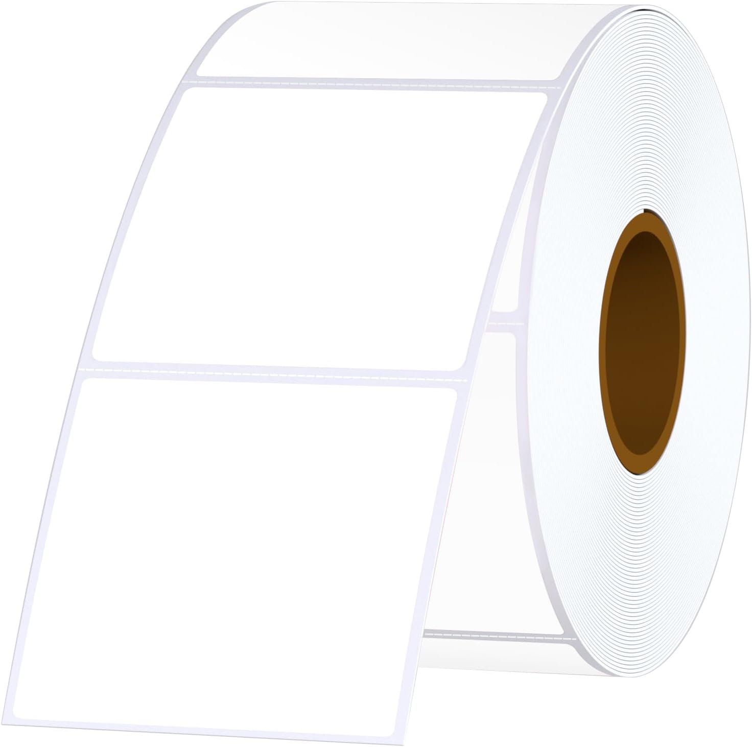 2" X 2" Square Purple Thermal Labels - 300 Sheets, Perforated, Waterproof, For Thermal Printers (Not Dymo/Brother)