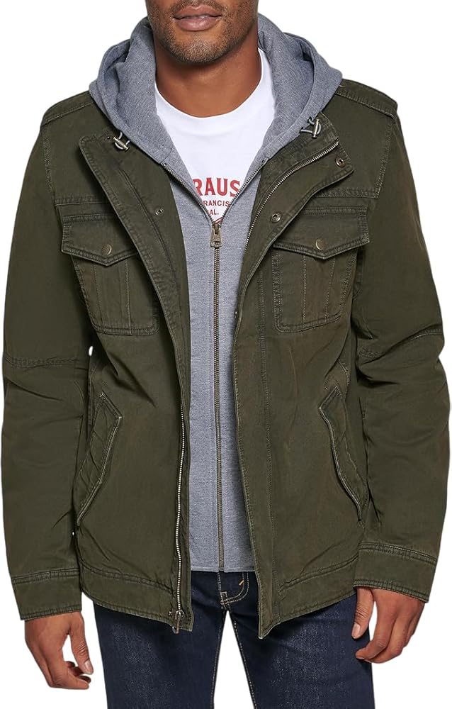 MESSAGERIE ミリタリージャケット オリーブグリーン　Levi’s Miramar Military Jacket - Green | Levi's® CA