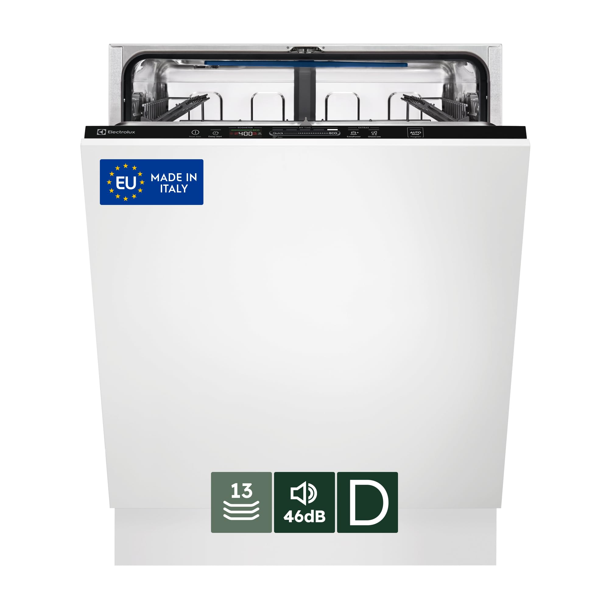 Electrolux Serie 600 Lavastoviglie Integrata Totale 60 cm, EES47311L, Comandi QuickSelect, Tecnologia SatelliteClean® & AirDry, 13 Coperti, 820x600x550 mm