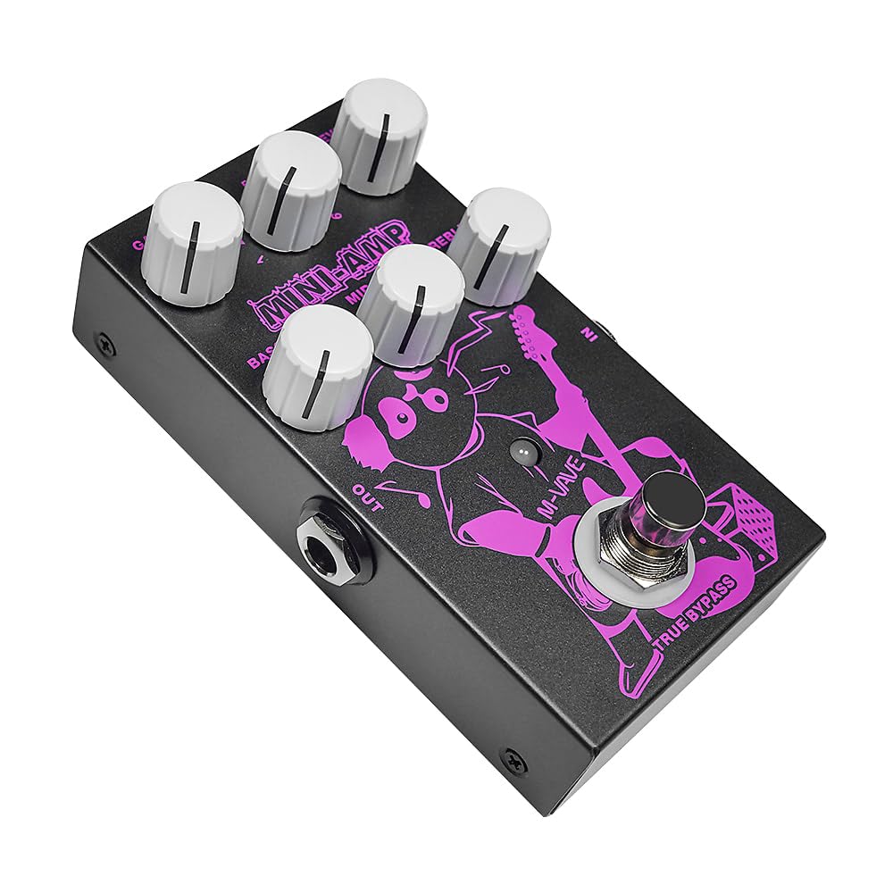 M-Vave Miniamp: simulaciones de 9 amplificadores en un pedal de guitarra