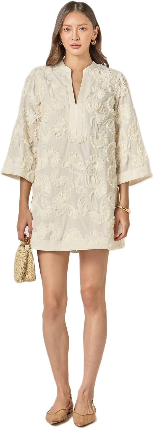 English Factory Women's Shell Collar Mini Dress