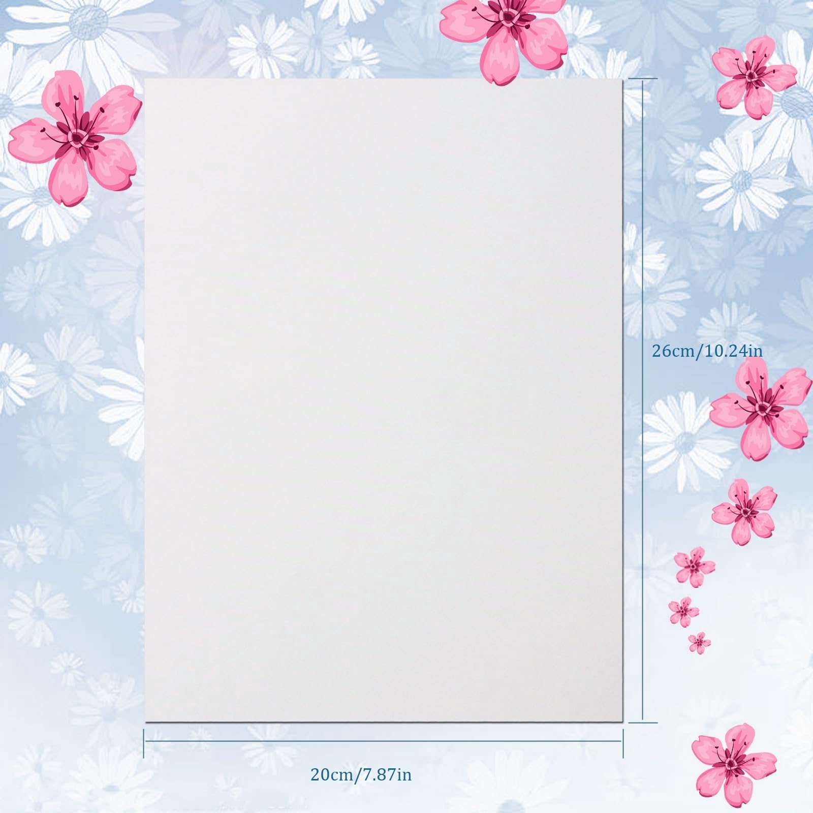 Lot de 20 feuilles de papier buvard pour presse à fleurs, 20 x 26 cm, très absorbant et réutilisable