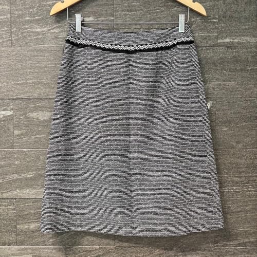 Courrges クレージュ ツイードスカート ロゴプレート - 製品詳細