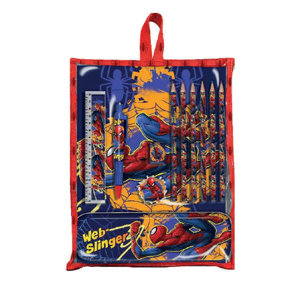 Spider-Man KL88436 Writing Set, Multi-Coloured, Multicolor
