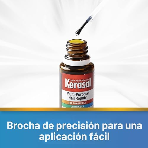 Miniatura 5 de Kerasal - Tratamiento reparador de uñas multiusos, solución para uñas descoloridas y dañadas, 0.43 fl oz
