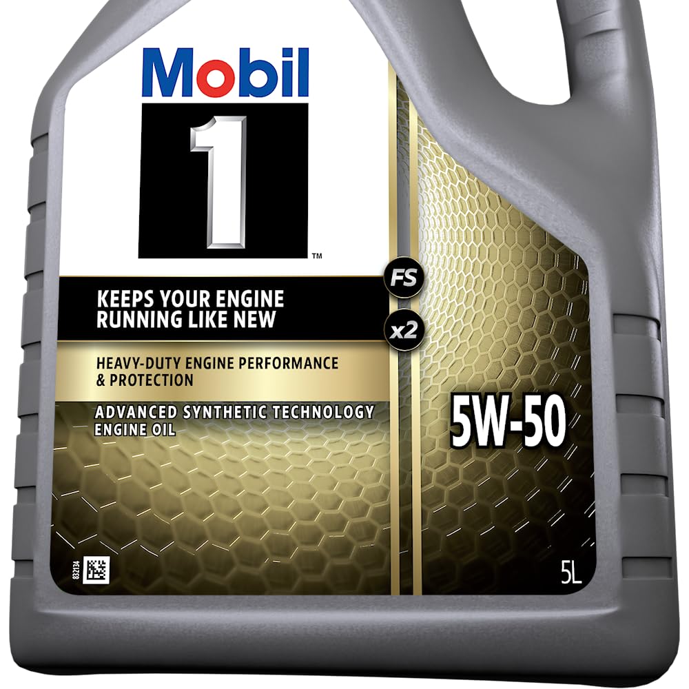 MOBIL 1 FS X1 5W-50 Aceite de Motor, 5L